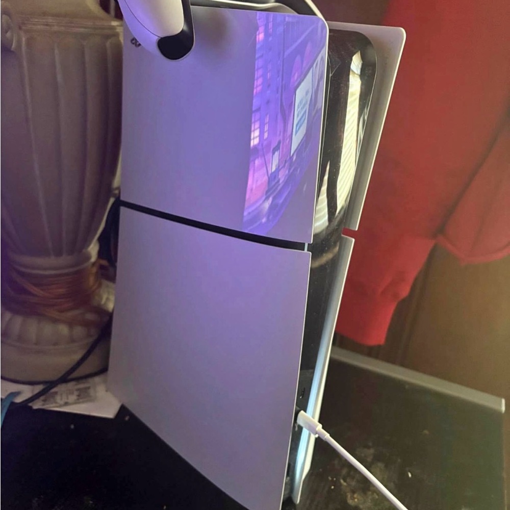 Sleek White Gaming Consol